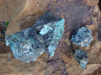 砂页岩型铜矿和黄铁矿型铜矿的分布